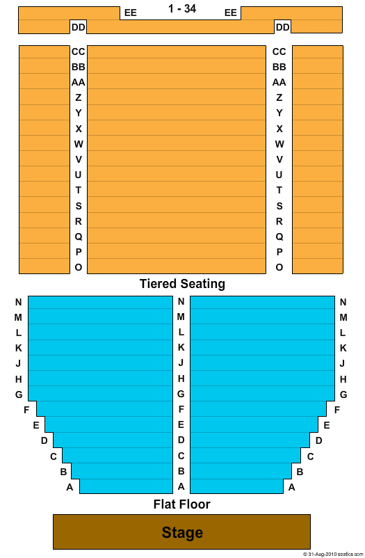 Salisbury City Hall venue and seating information